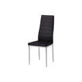 Set of 2 Black Modern Chairs V656809