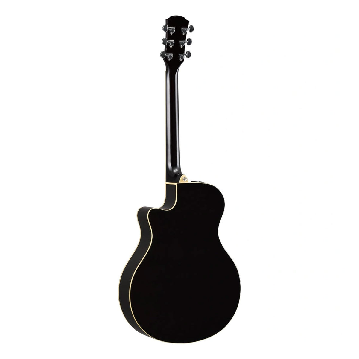 Black Thin Body Acoustic-Electric Guitar Z5063