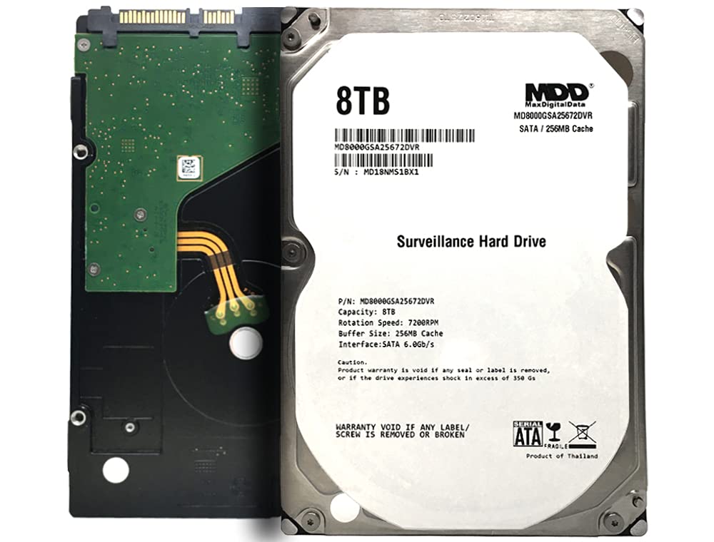 8TB 7200 RPM 256MB Cache SATA 6.0Gb/s 3.5-inch Internal Hard Drive D80321