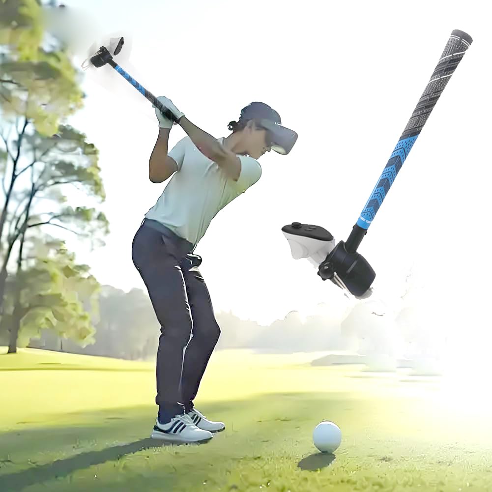 VR Golf Club Attachment with Non-Slip Handle Grip V97570
