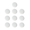 White 10 Pcs Thumbstick Caps for VR Controller H25300