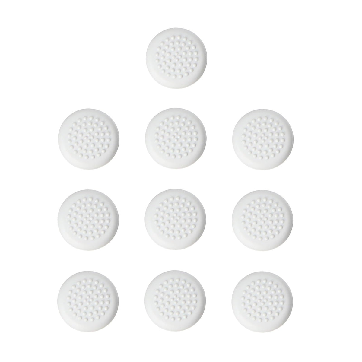 White 10 Pcs Thumbstick Caps for VR Controller H25300