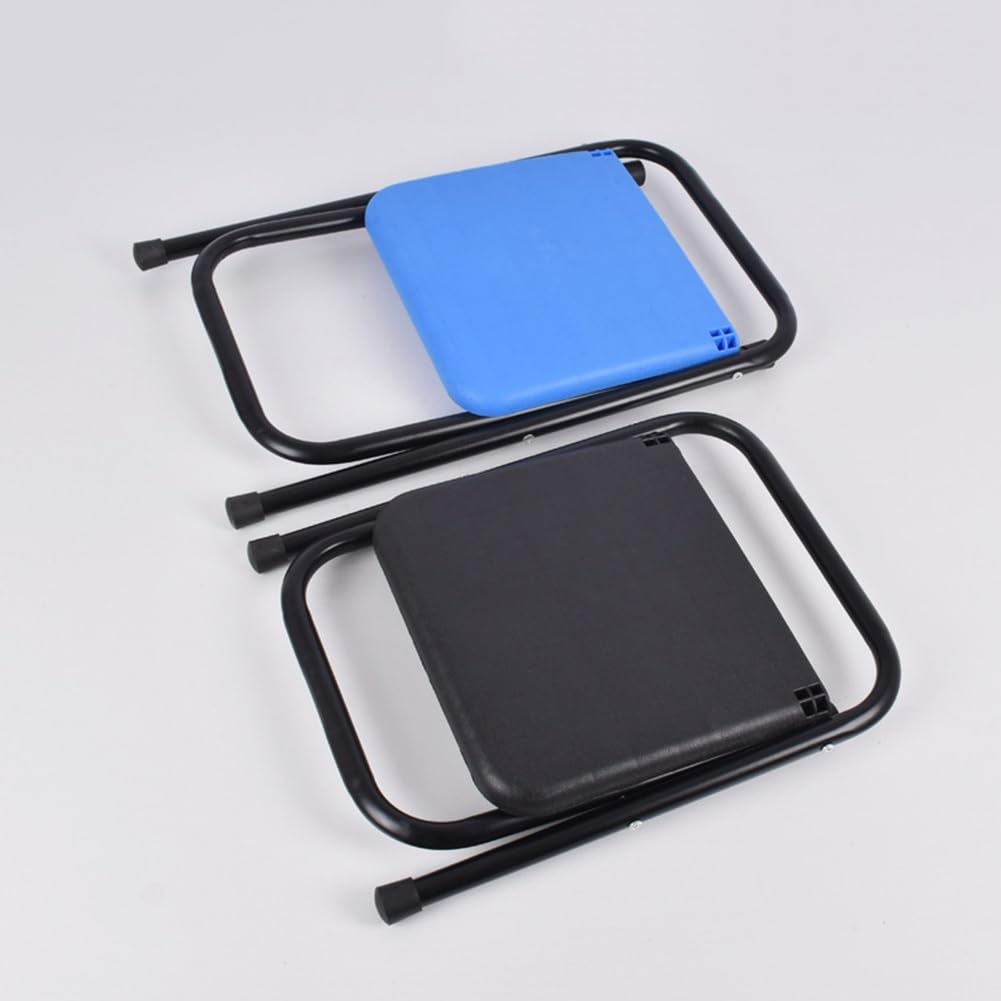 Portable Folding Stool 18 Inch Black U7515