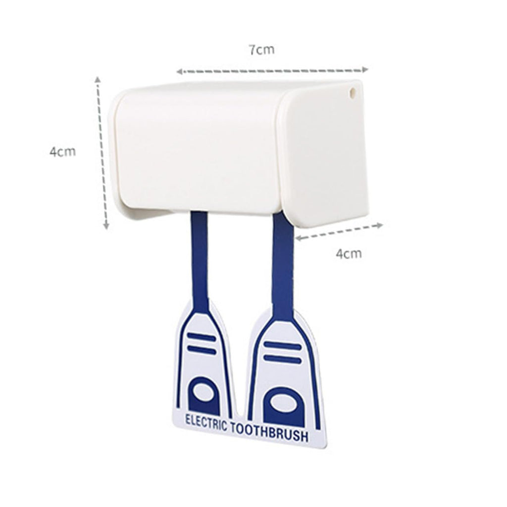 2 Pack Wall Mount Plastic Electric Toothbrush Holder S41888