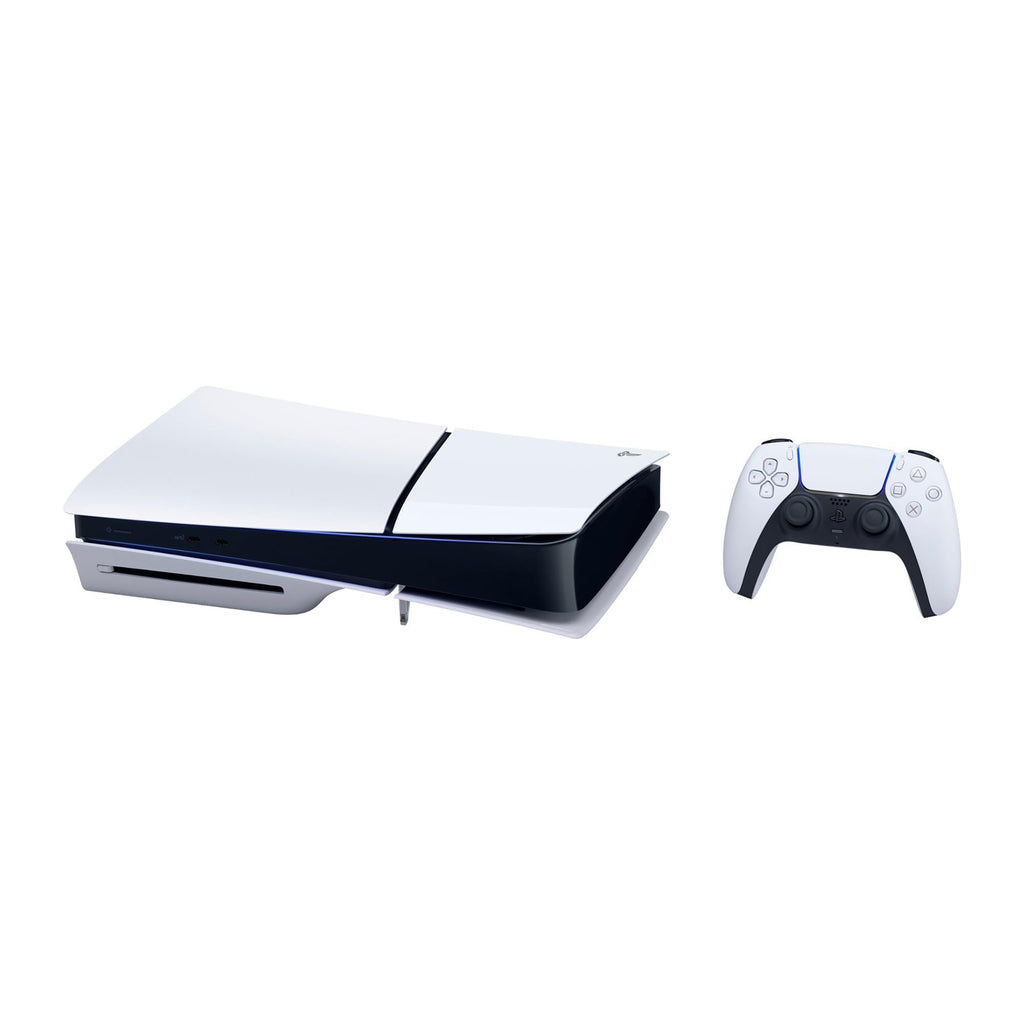 White Slim Disc Edition Gaming Console Bundle with Wireless Controller X118728