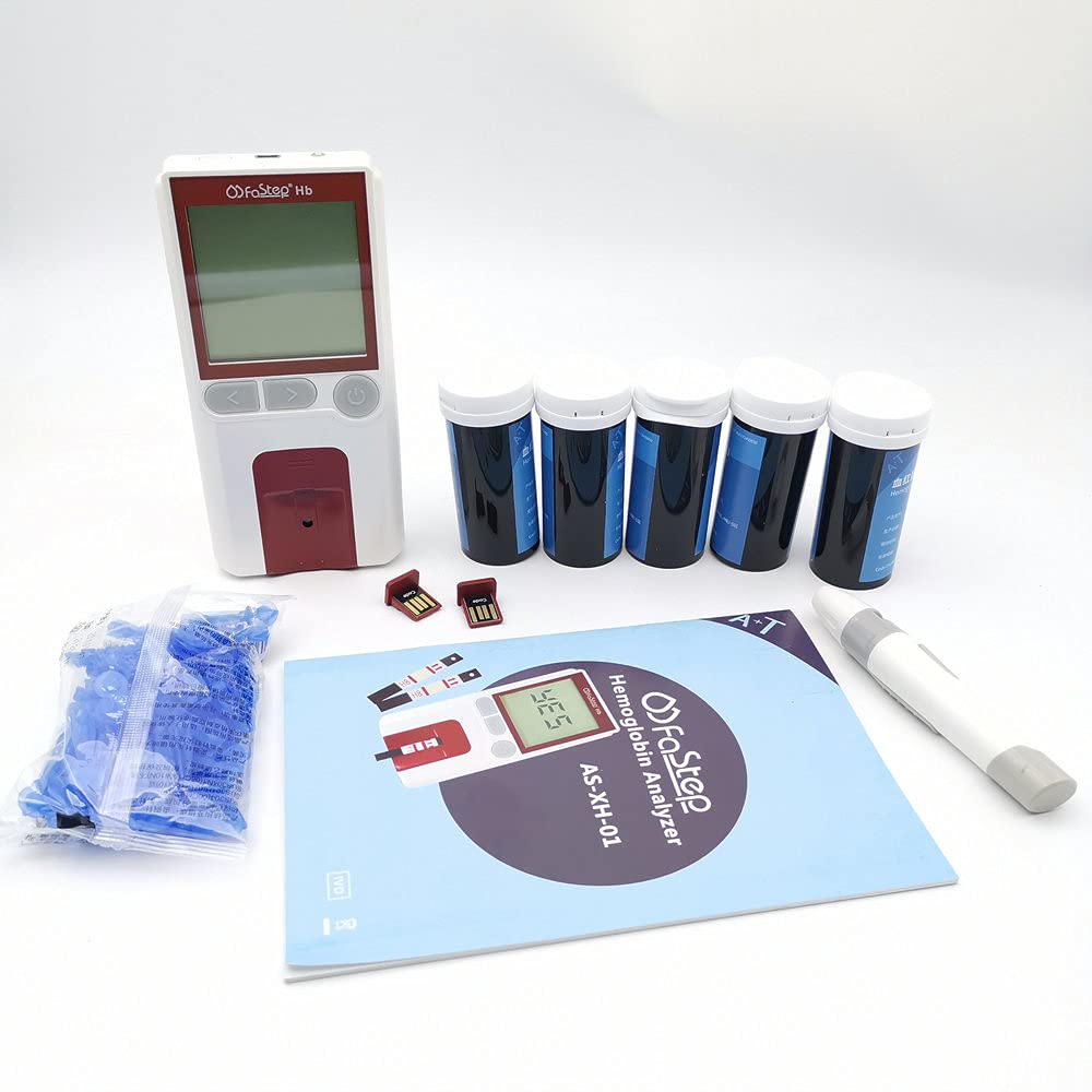 Hemoglobin Meter Kit with 125xStrips and 125xLancets W1245
