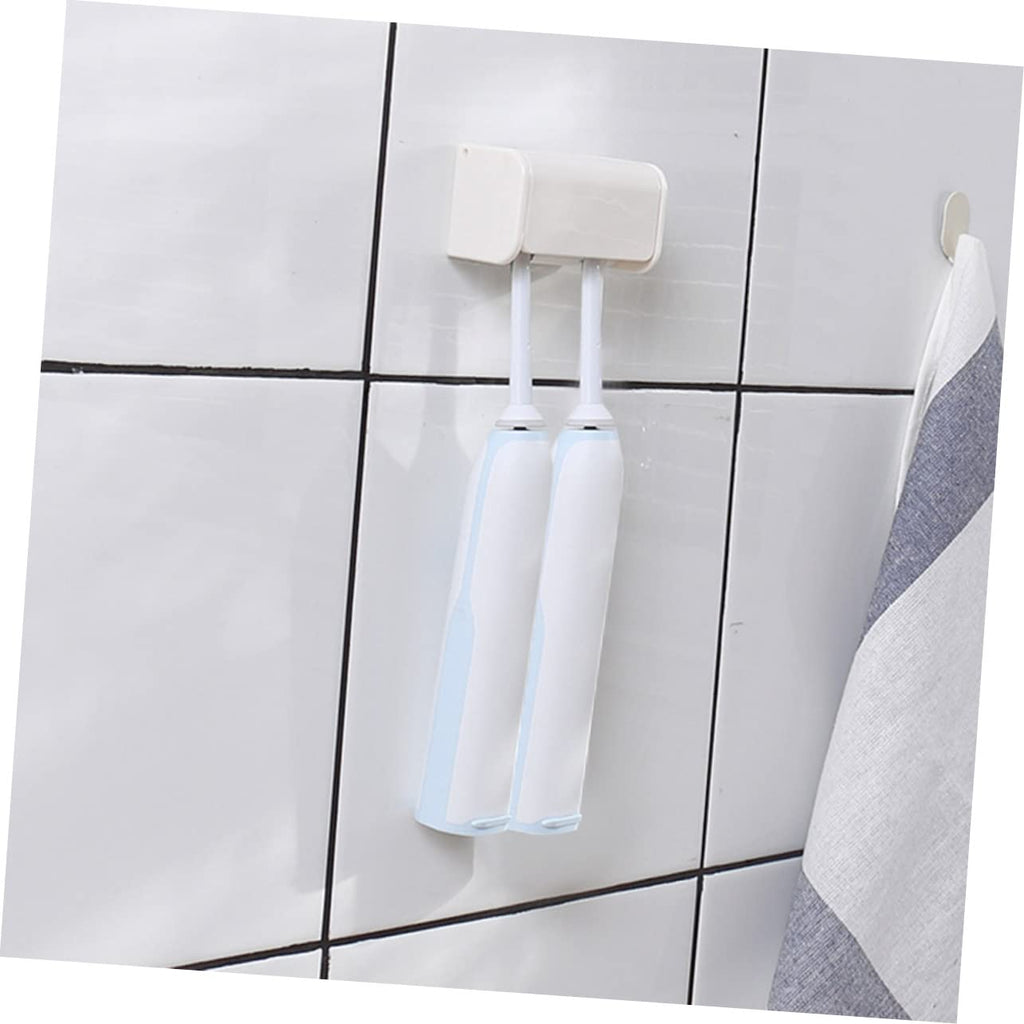 2 Pack Wall Mount Plastic Electric Toothbrush Holder S41888