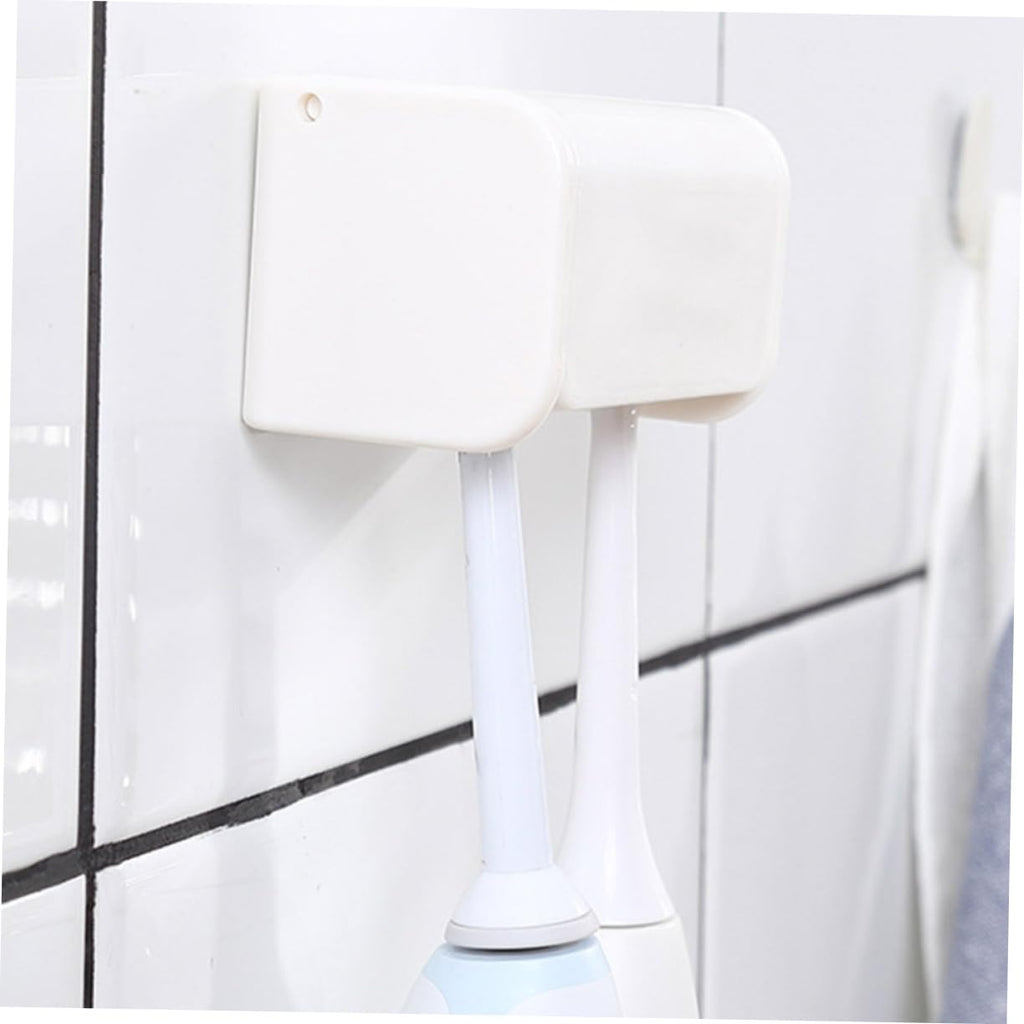 2 Pack Wall Mount Plastic Electric Toothbrush Holder S41888