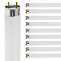 24 Inch T8 Fluorescent Tube Light Bulb 17W 3000K Soft White G13 Bi-Pin Base Pack of 10 L292424
