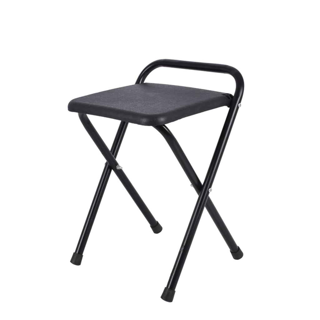 Portable Folding Stool 18 Inch Black U7515