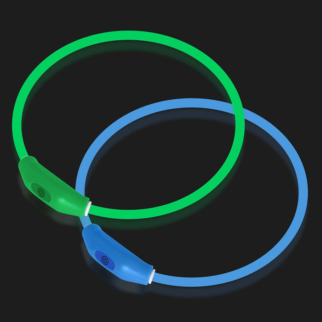 2-Pack Rechargeable LED Dog Collar G995759
