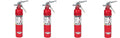 2.5lb ABC Dry Chemical Fire Extinguisher 4-Pack H570
