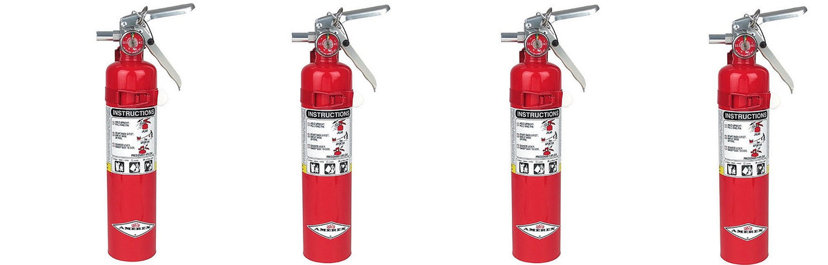 2.5lb ABC Dry Chemical Fire Extinguisher 4-Pack H570