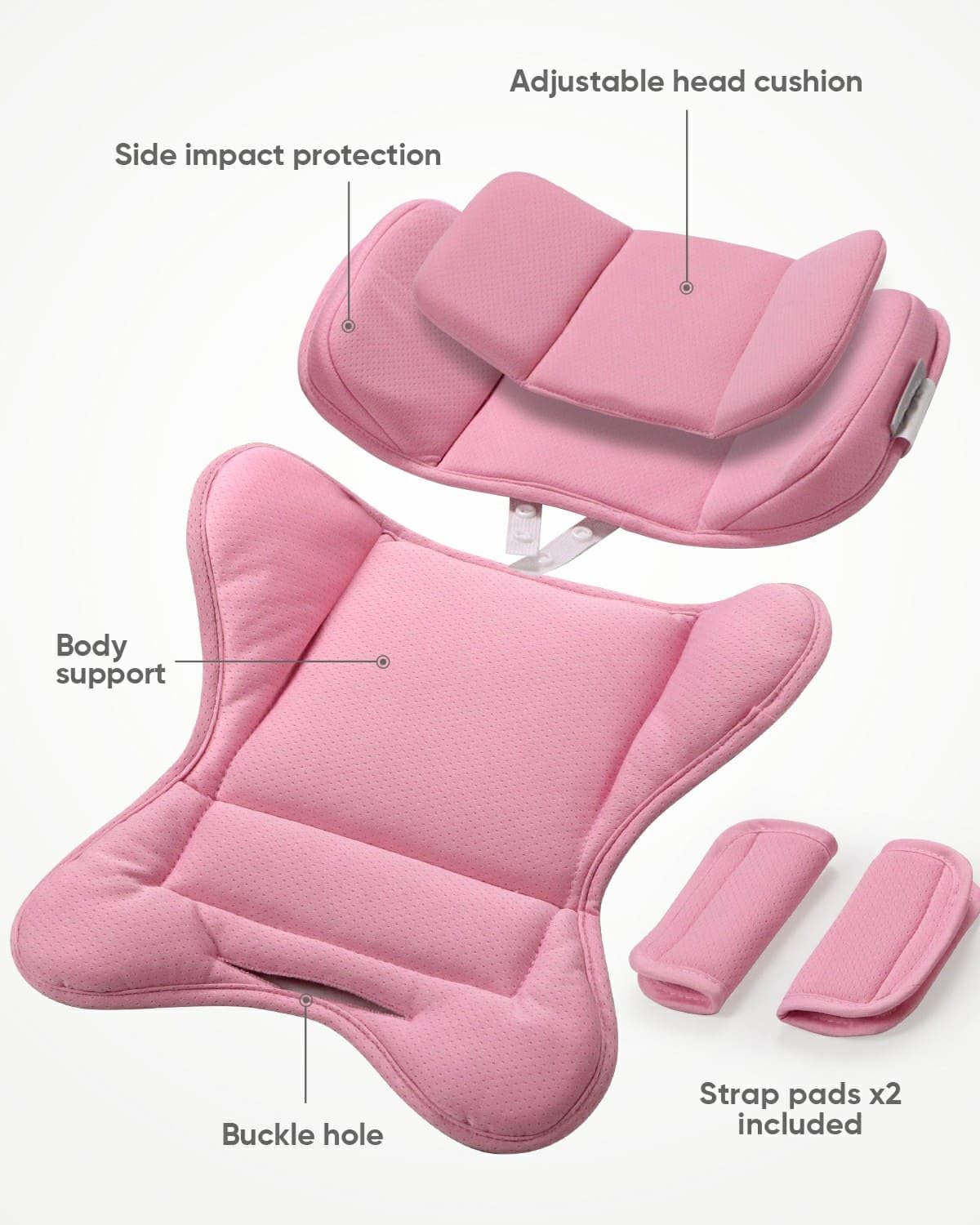 Pink Infant Car Seat Insert C604