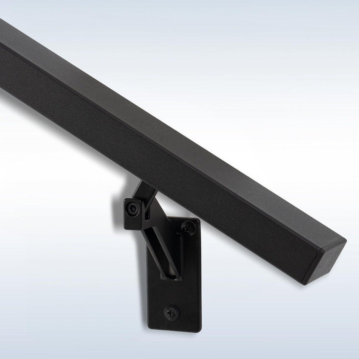 Matte Black Handrails Kit for Stairs M182