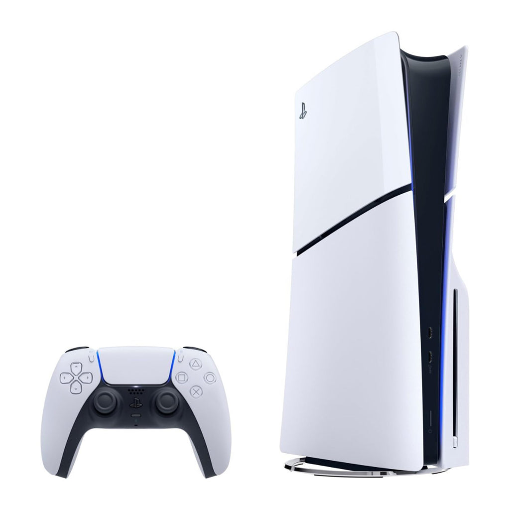White Slim Disc Edition Gaming Console Bundle with Wireless Controller X118728
