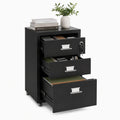 Black 3-Drawer Metal File Cabinet N765253