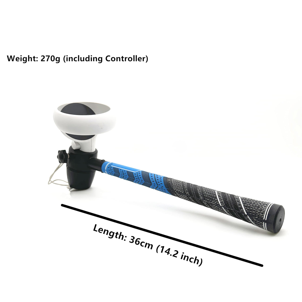 VR Golf Club Attachment with Non-Slip Handle Grip V97570