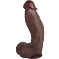 Black 12 Inch Silicone Dildo with Suction Cup F345