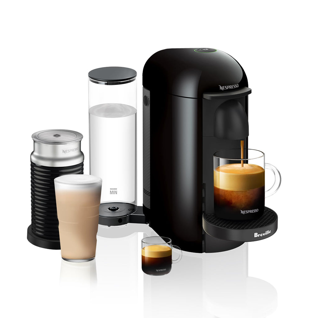 Ink Black Coffee and Espresso Maker with Milk Frother O540757
