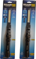 500 Lumen LED Rechargeable Magnetic Foldable Work Light 2 Pack J62687