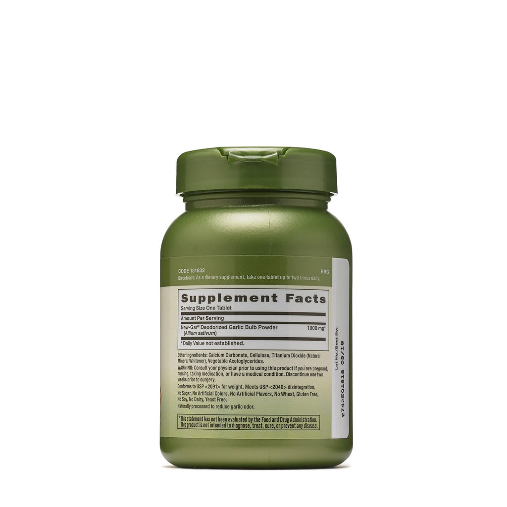 Odorless Garlic 1000mg 100 Tablets D415268