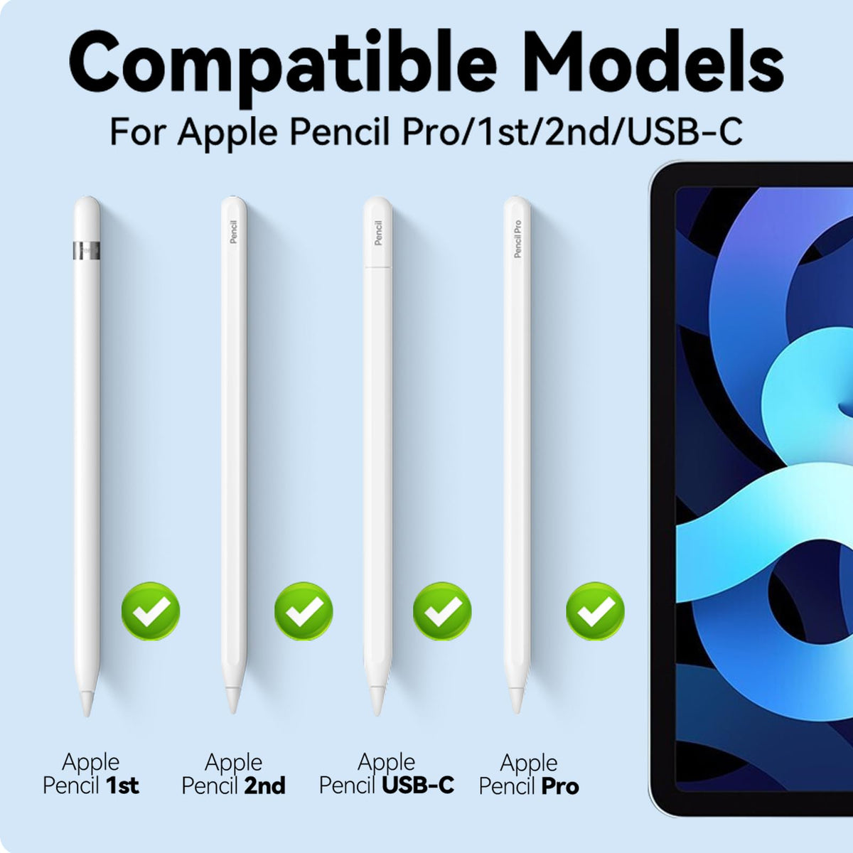 Replacement Tips for Apple Pencil (4 Pack) M470078