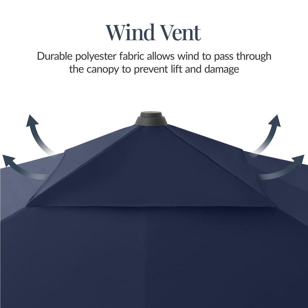 10x10ft Cantilever Patio Umbrella with 260 GSM Canopy and Aluminum Frame A211807