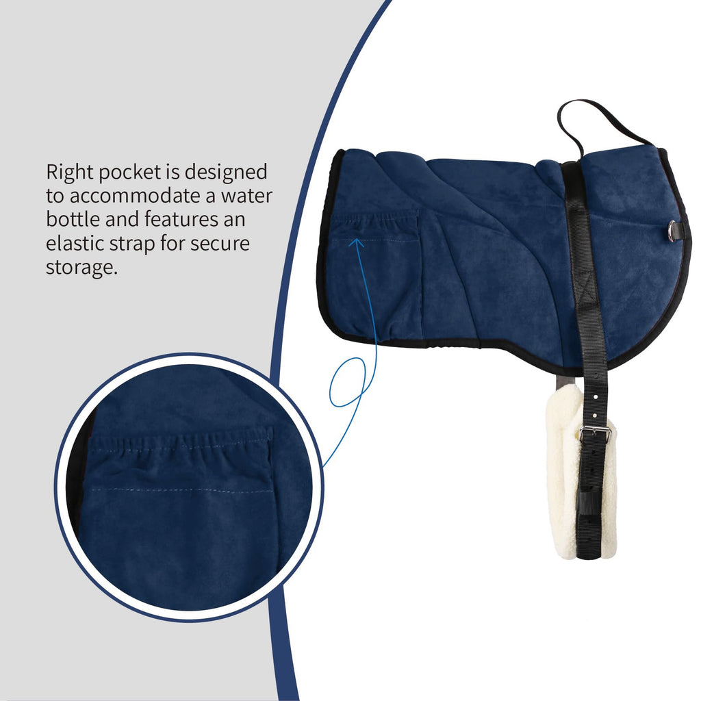Western Bareback Saddle Pad with Matching Girth M1615