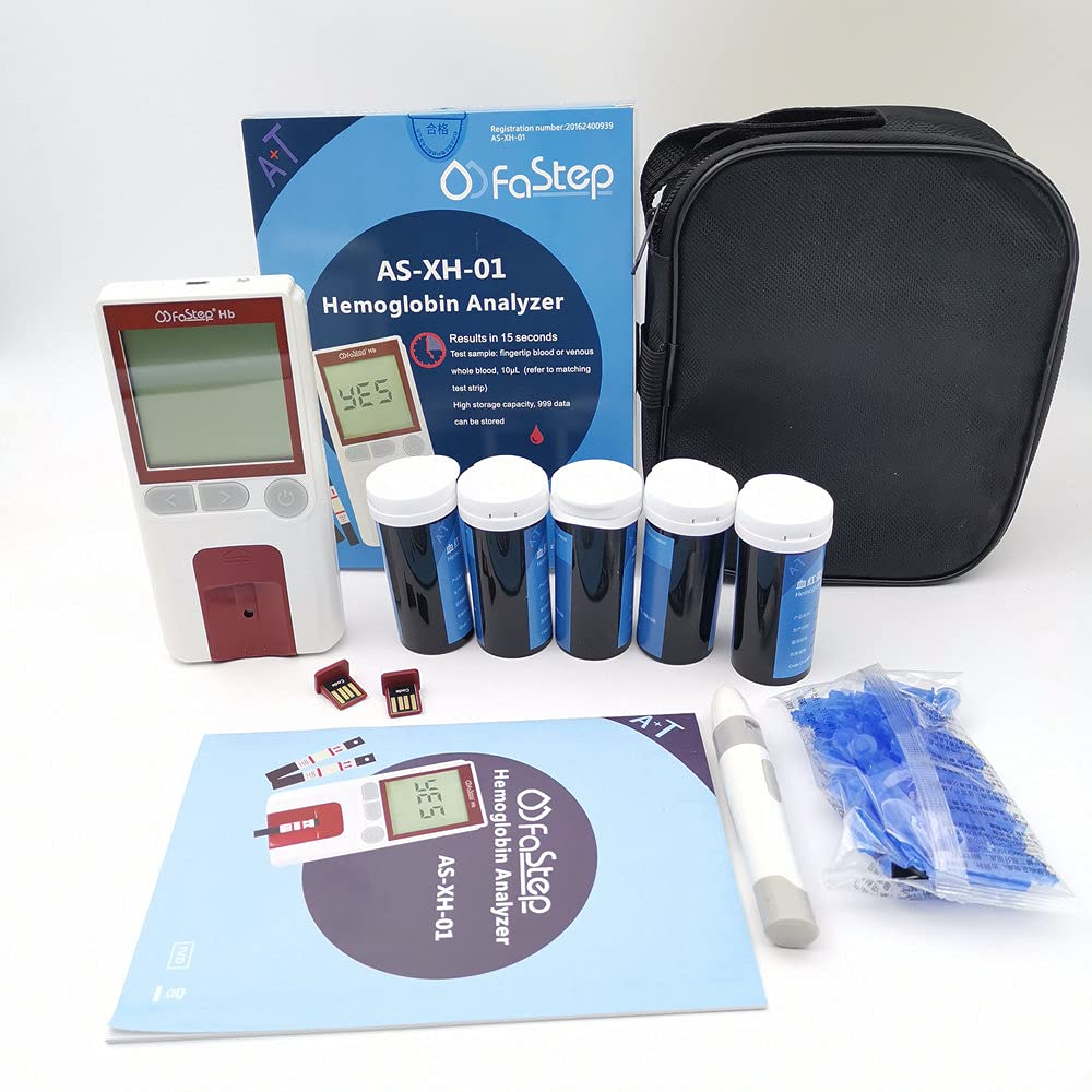 Hemoglobin Meter Kit with 125xStrips and 125xLancets W1245