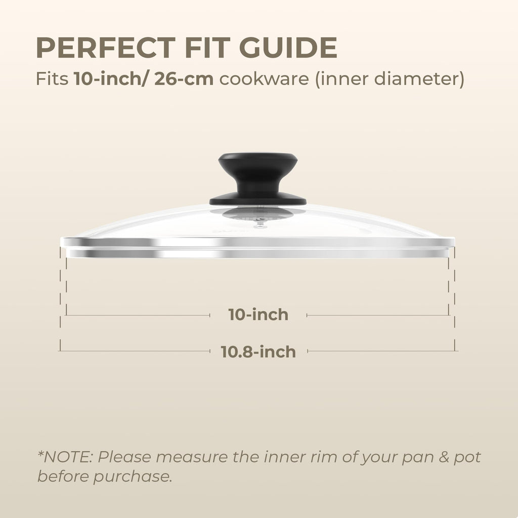 10 Inch Tempered Glass Pan Lid H14669