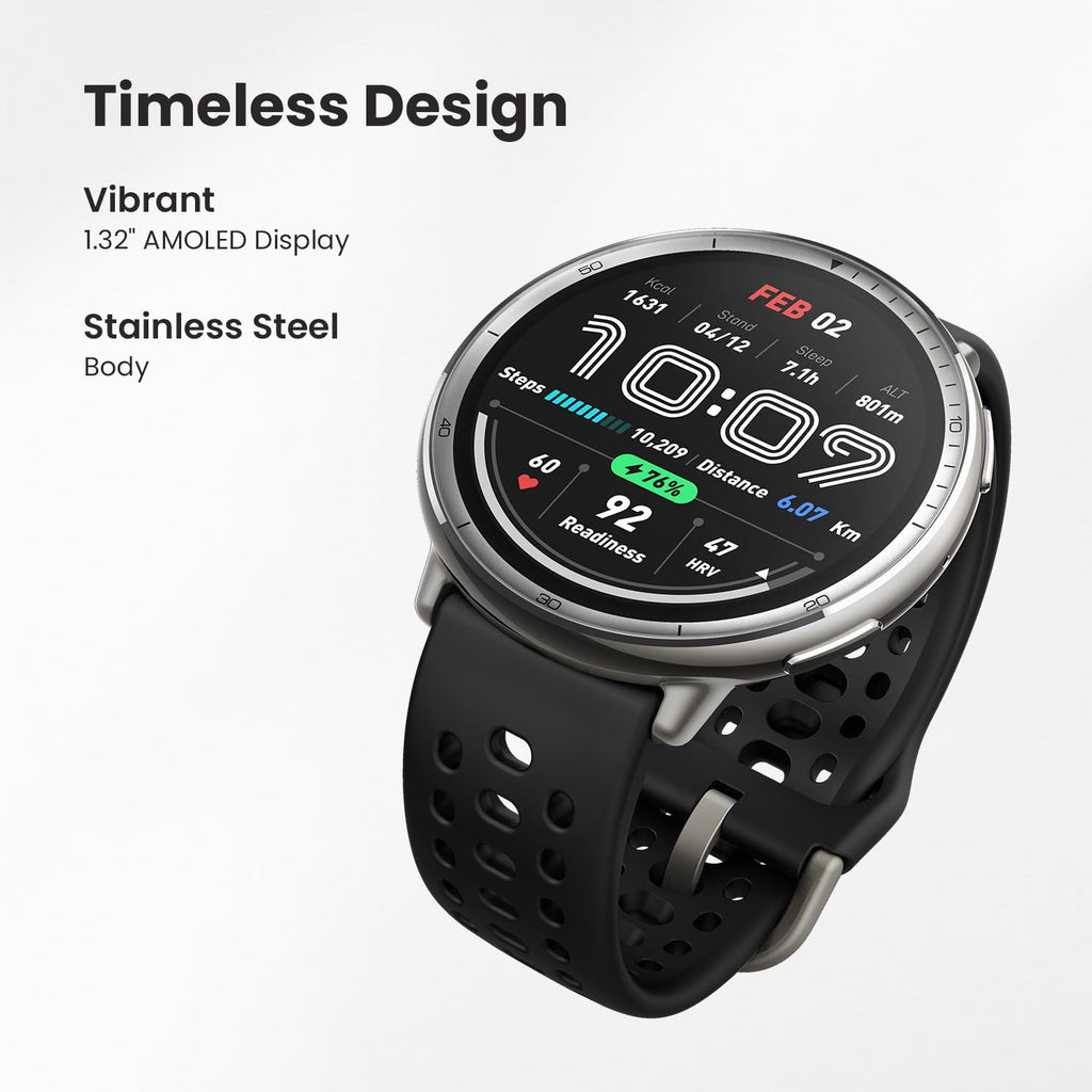 Smart Watch, 1.32" AMOLED Display, GPS K8352