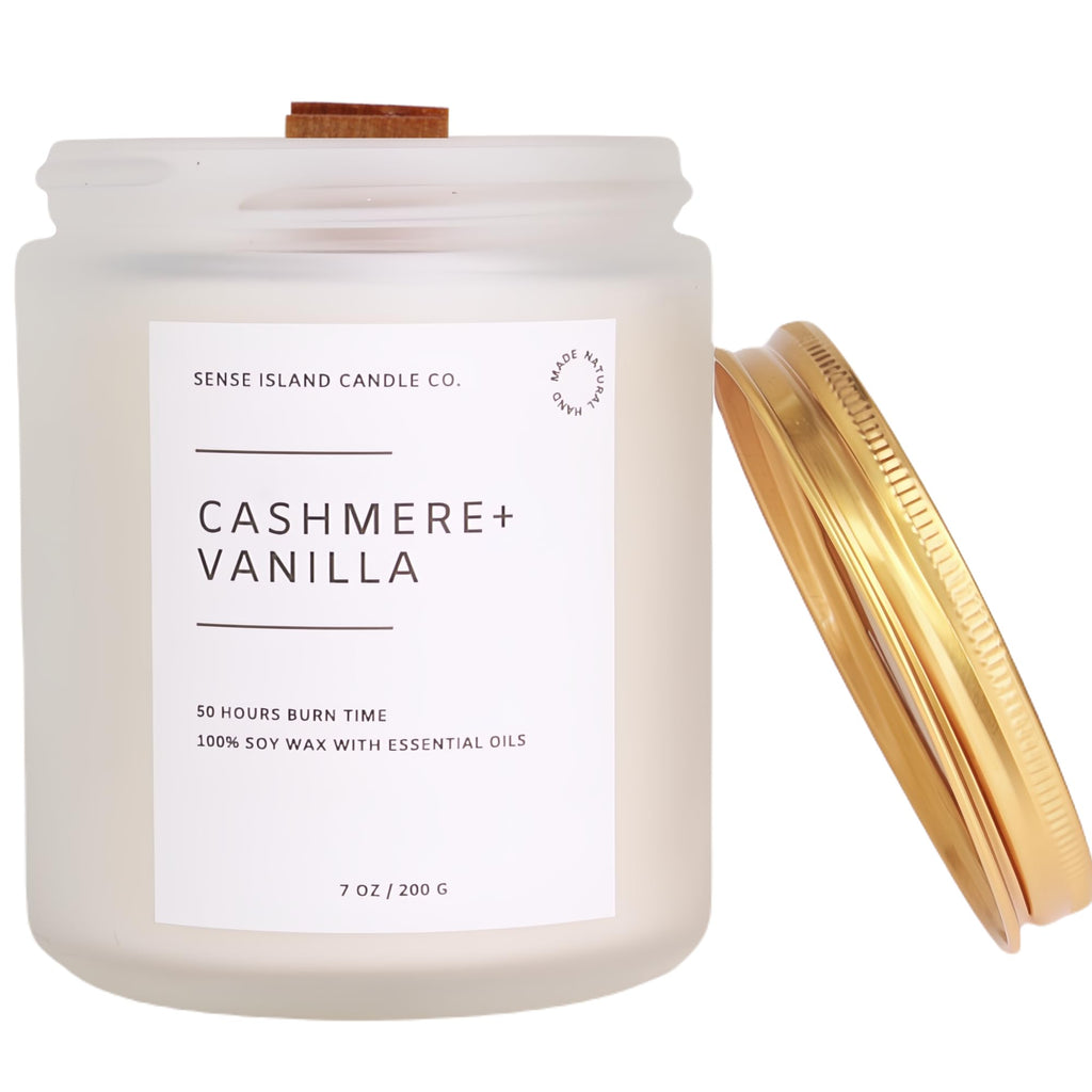 Vanilla Cashmere Scented Soy Wax Candle I5477