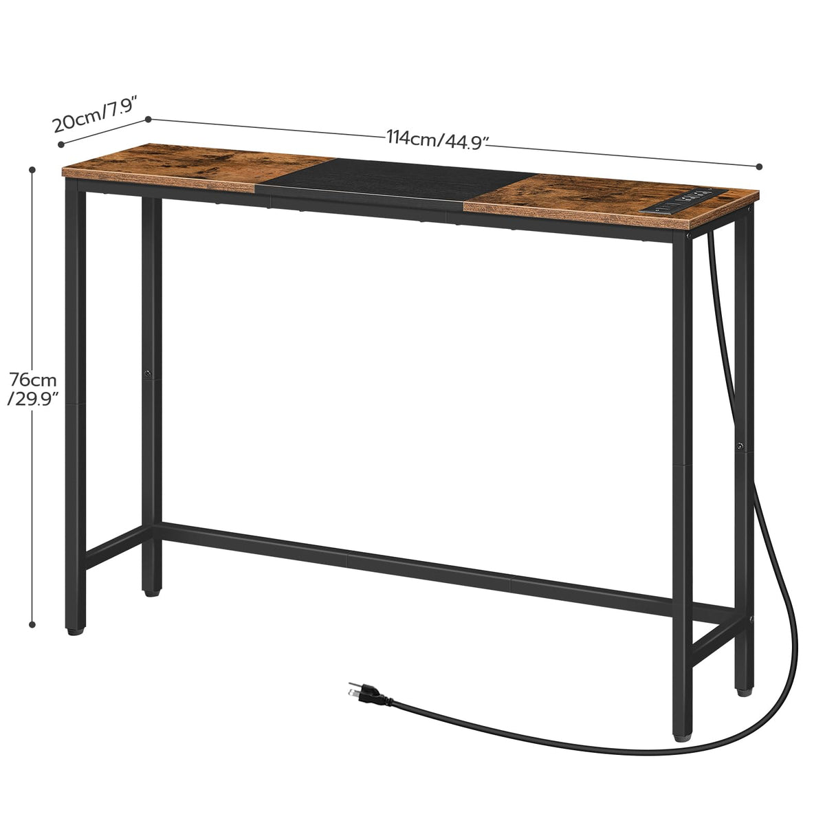 Narrow Console Table with Power Outlets T125996