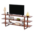 Walnut 65 Inch 3-Tier TV Stand E589460