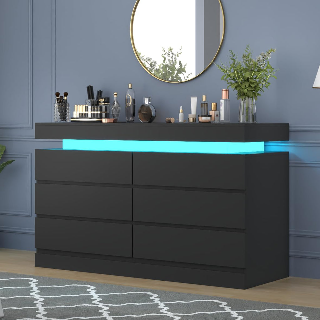 6 Drawer Dresser with Power Outlet P32576