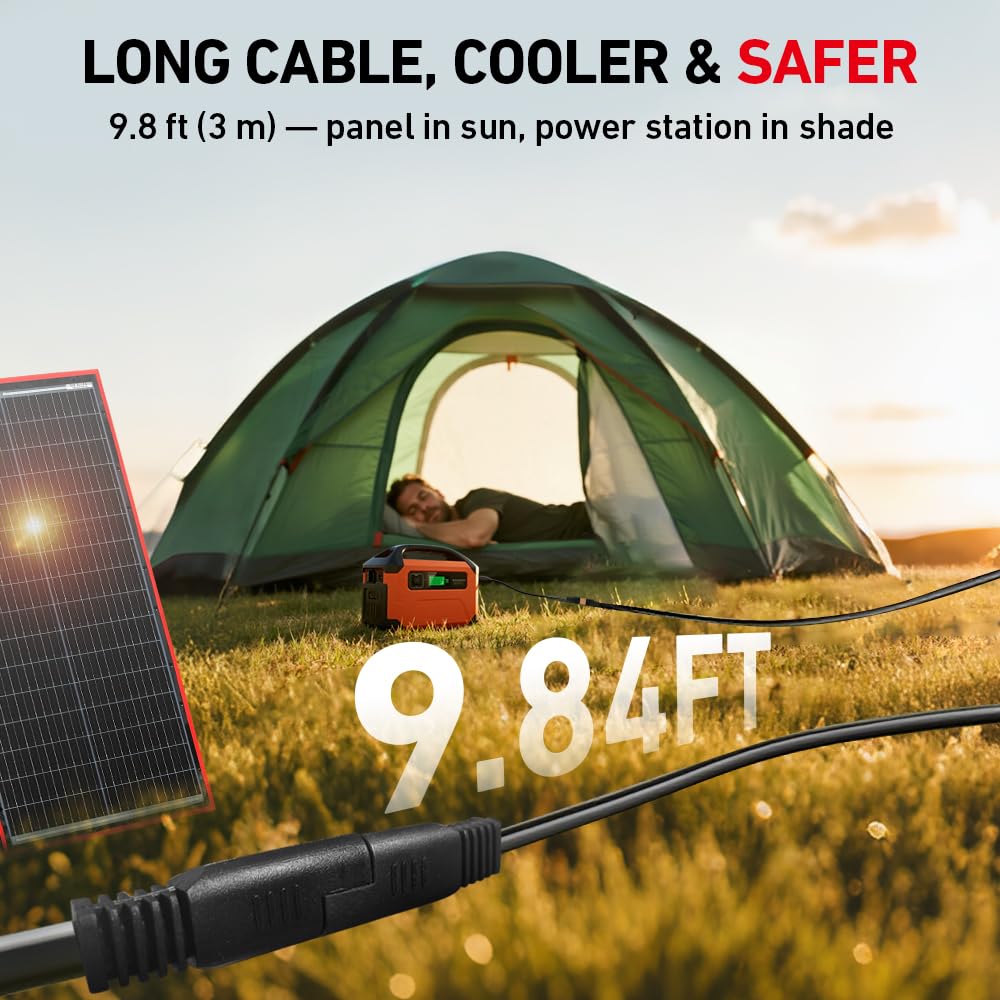 300W Foldable Solar Panel Kit with PWM Controller and USB Ports G556581