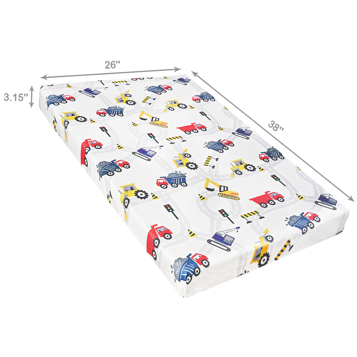 38" x 26" Soft Foam Pack N Play Mattress Y83612