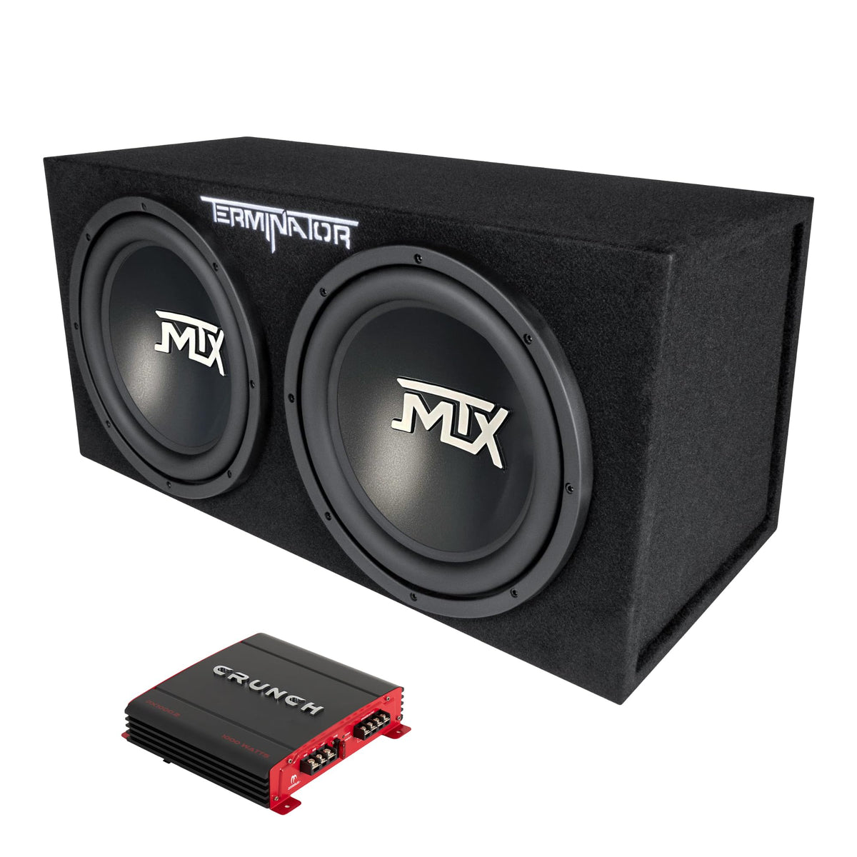 1000 Watt 2 Channel Amplifier with 12 Inch Subwoofer Enclosure G876