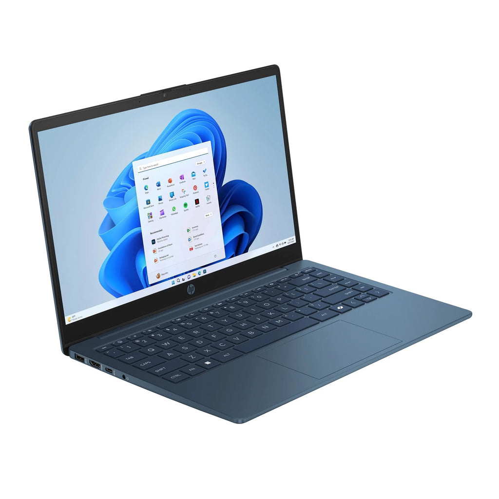 14" HD Laptop, Intel Celeron N150, 4GB RAM, 128GB Storage, Blue H67097