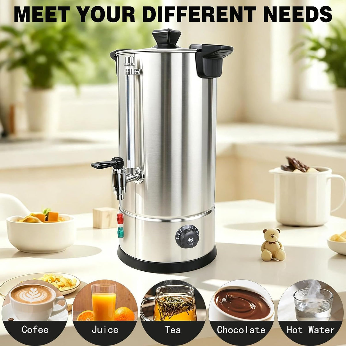 70 Cup Stainless Steel Coffee Urn B833