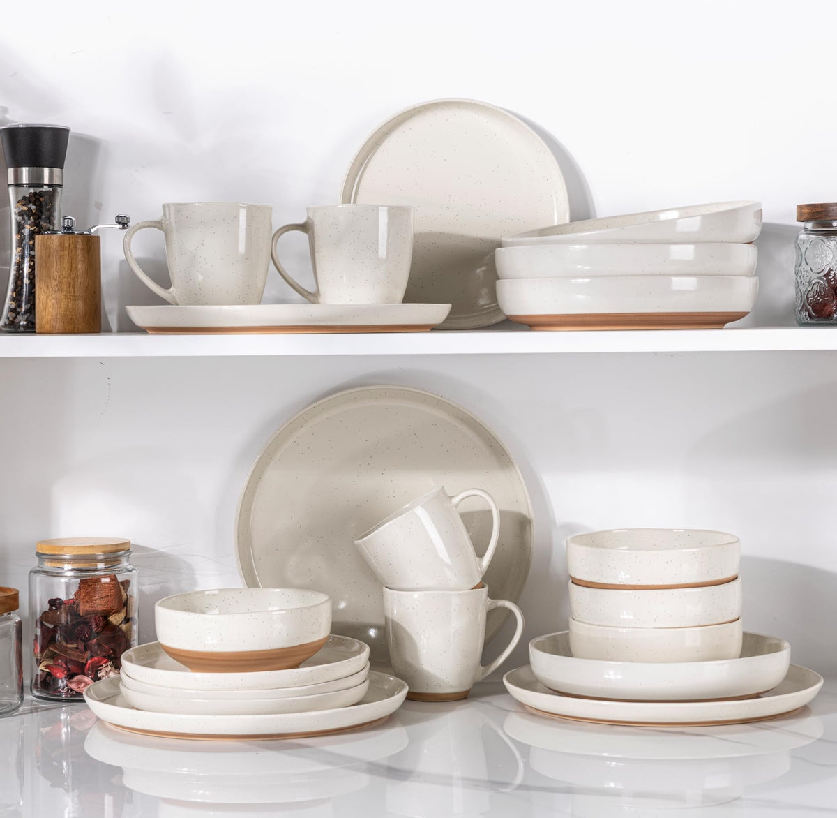 8.75'' Ceramic Stoneware Bowls Set of 4 U393412