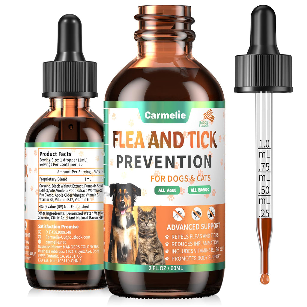 Flea and Tick Prevention for Dogs and Cats 60ml T767768