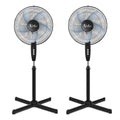 16″ 3 Speed Oscillating Pedestal Stand Fan, Black X597