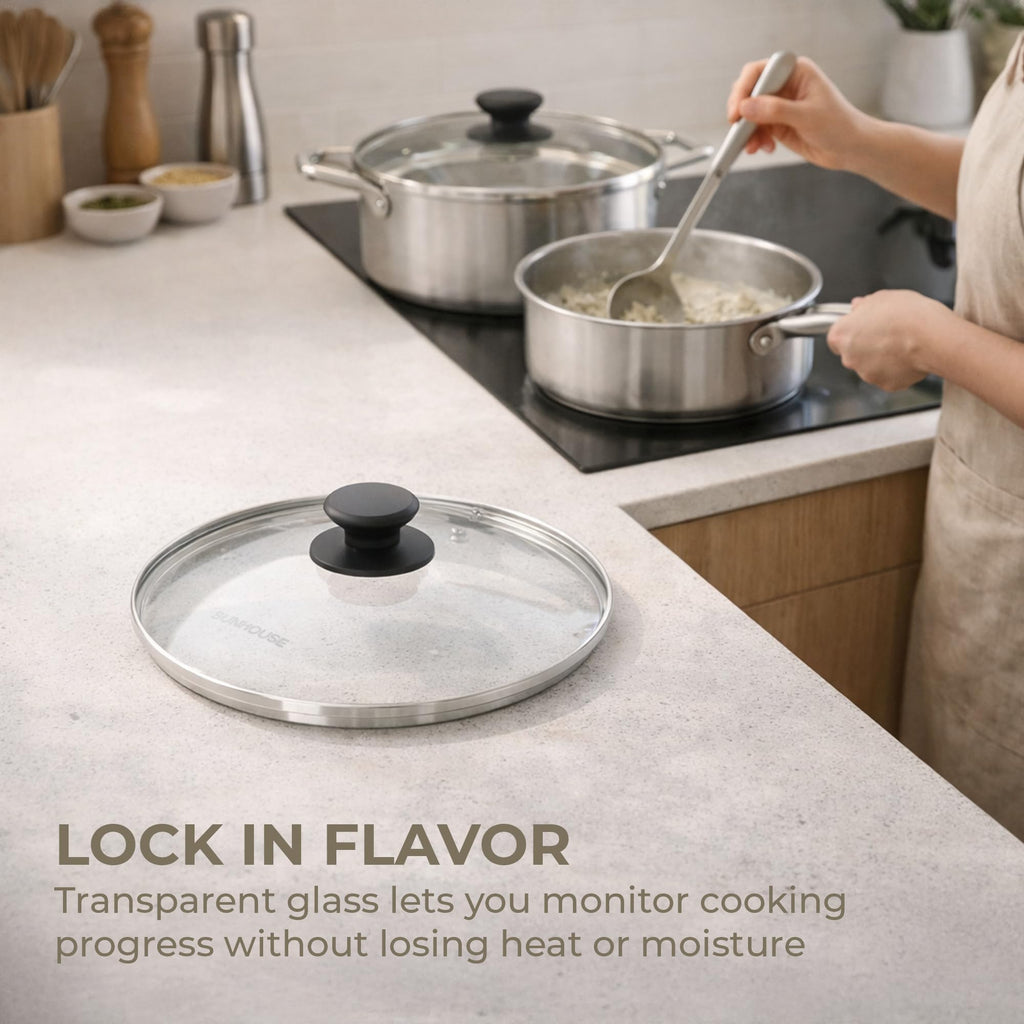 10 Inch Tempered Glass Pan Lid H14669