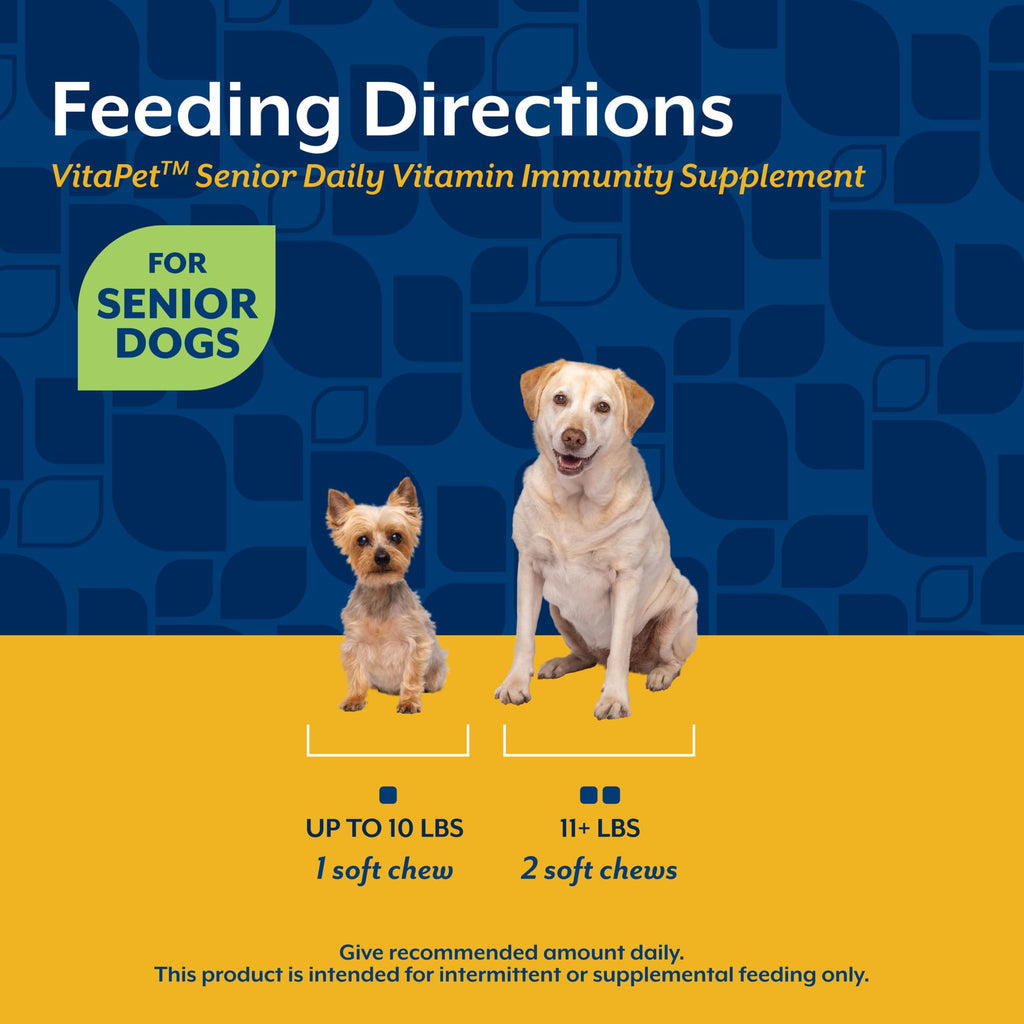 Senior Daily Vitamin Dog Supplements 120 Ct L184313