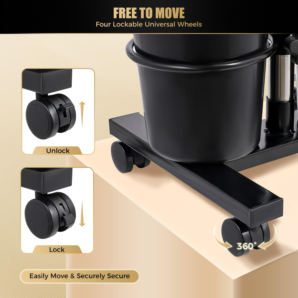 Portable Plastic Shampoo Bowl with 2 Bucket and Electric Pump E6961