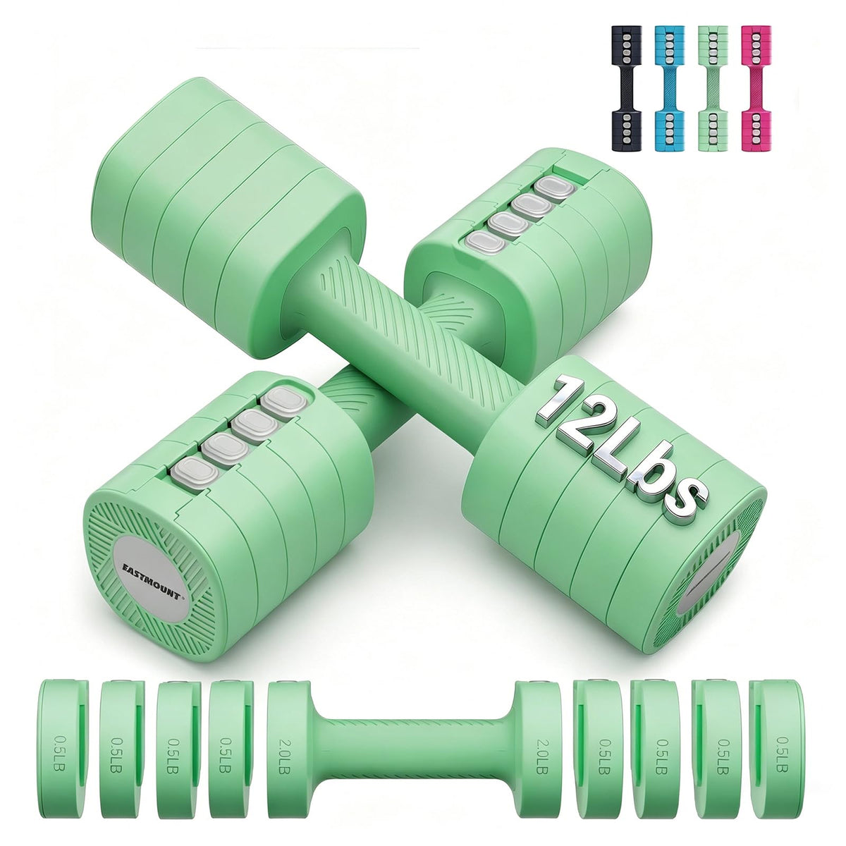 Adjustable Weight Dumbbells Set of 2 H989
