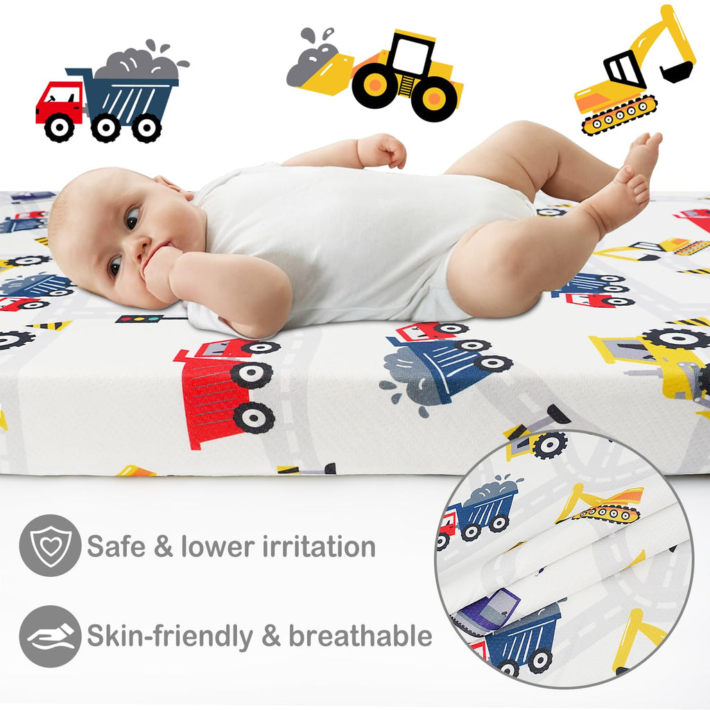 38" x 26" Soft Foam Pack N Play Mattress Y83612