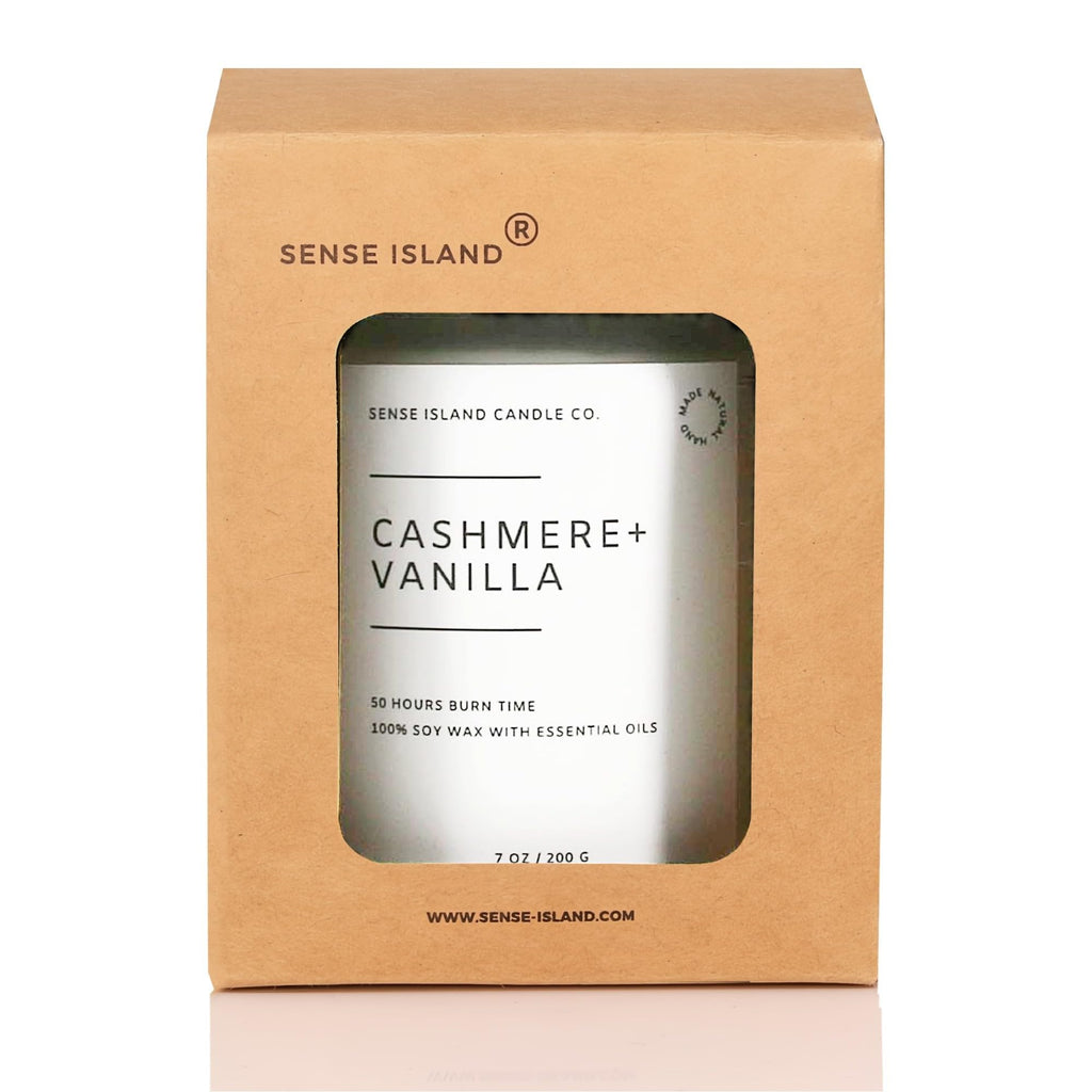 Vanilla Cashmere Scented Soy Wax Candle I5477